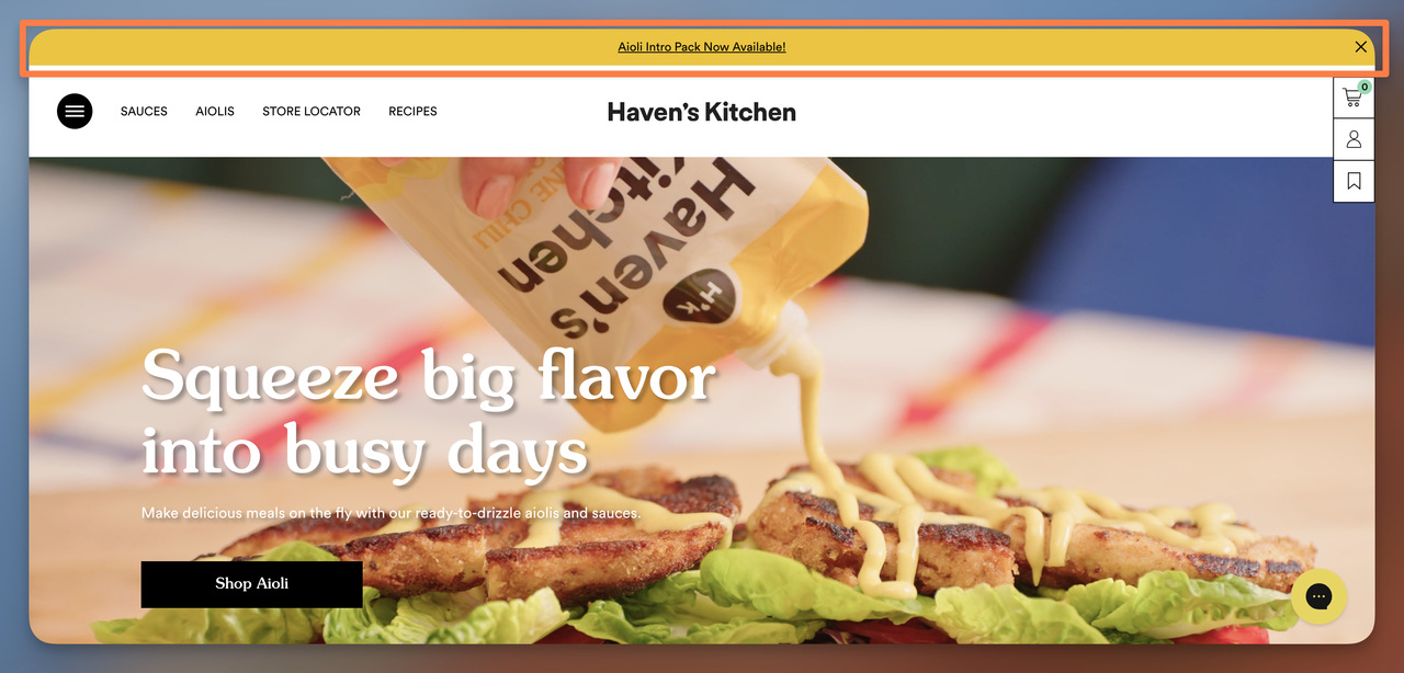 Add new or feature product at the top of landing page